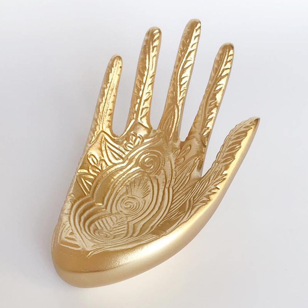 Gold Hand Jewelry Rack - Picture 2 of 3